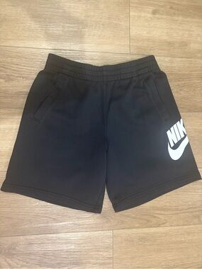 Nike Black Shorts with White Swoosh